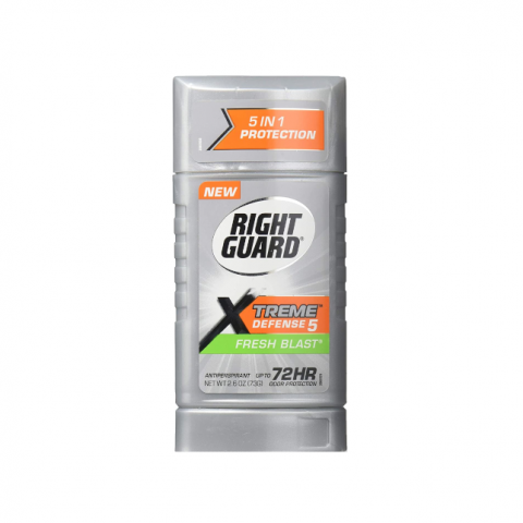 right guard xtreme defense fresh blast deodorant 72hr 73g