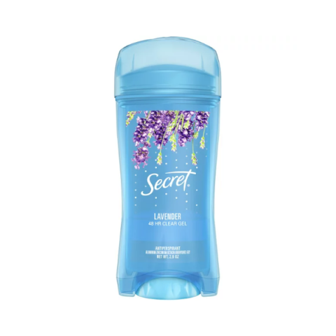 secret outlast deodorant gel stick luxe lavender 74g
