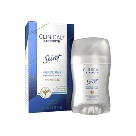 secret deodorant stick Clinical Strength completely clean 45g