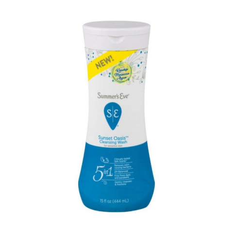 summer's eve 5in1 wash sunset oasis 444ml
