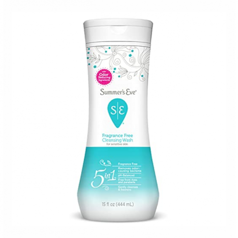 summer's eve 5in1 wash fragrance free 444ml