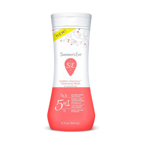 summer's eve 5in1 wash golden glamour 444ml