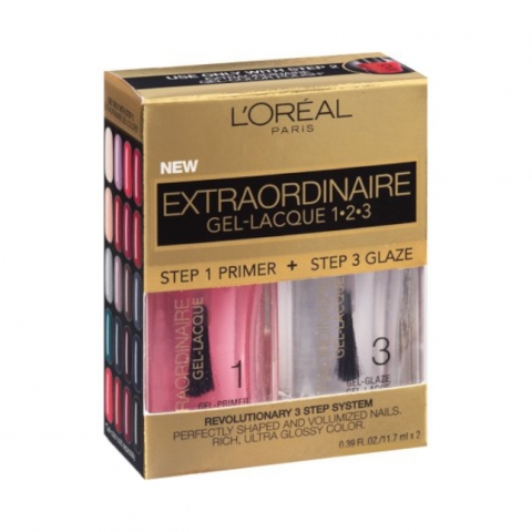 L'Oreal Extraordinaire Gel-Lacque 1-2-3 Nail Color Kit One