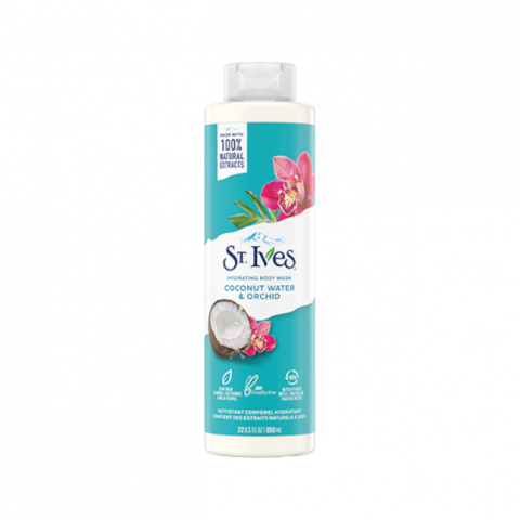 st.ives coconut water and orchid body wash 650ml