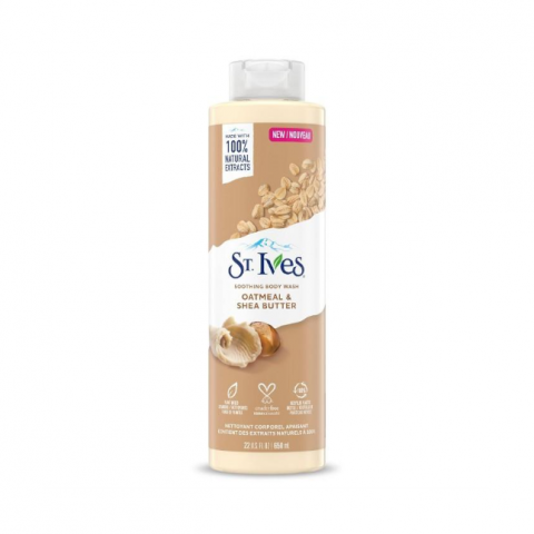 st.ives oatmeal & shea butter body wash 650ml
