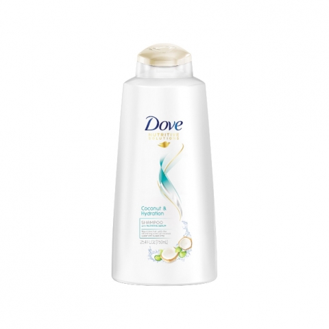 dove coconut and hydration shampoo 750ml