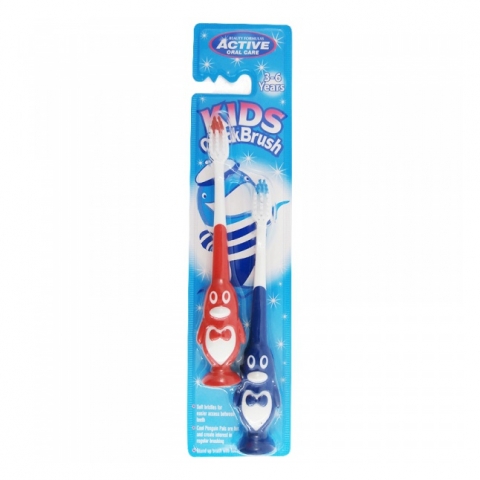 2 toothbrushes pack for kids
