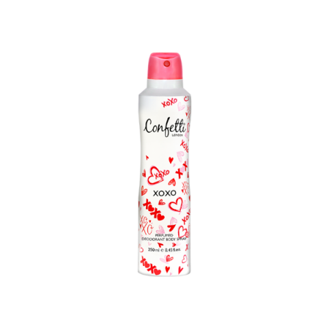 Confetti London deodorant xoxo 250ml