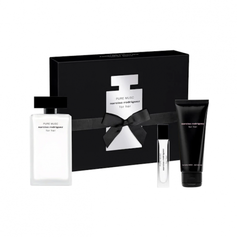 Narciso Rodriguez pure musc perfume For Her 100ml EDP gift set