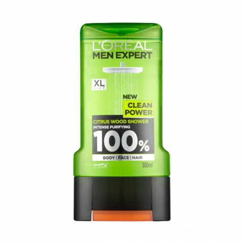 L'Oreal Men Expert clean power shower 300ml