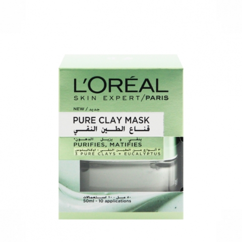L'Oreal skin Expert pure clay (matt) mask 50ml