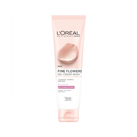 L'Oreal skin Expert fine flower gel-cream face wash 150ml