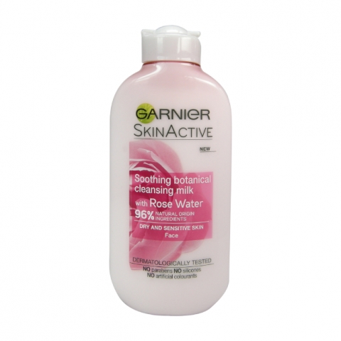 Garnier Natural Rose Water Cleansing Milk Sensitive Skin 200ml