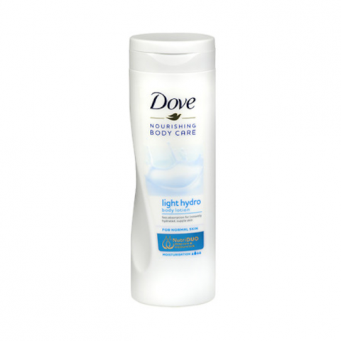 dove light hydro lotion 400ml