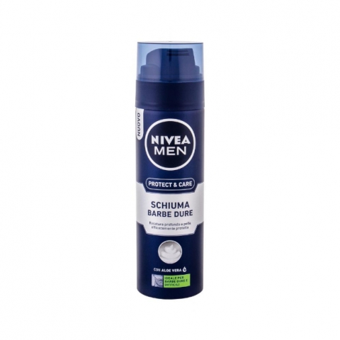 nivea protect and care shaving foam for rough beards 200ml