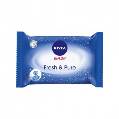 nivea baby wipes fresh & pure 56pcs