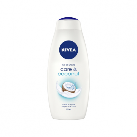 nivea shower gel care & coconut 250ml