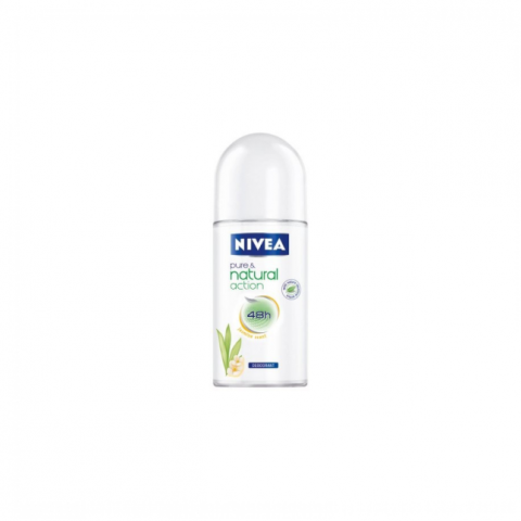 nivea roll-on deodorant pure & natural action 50ml
