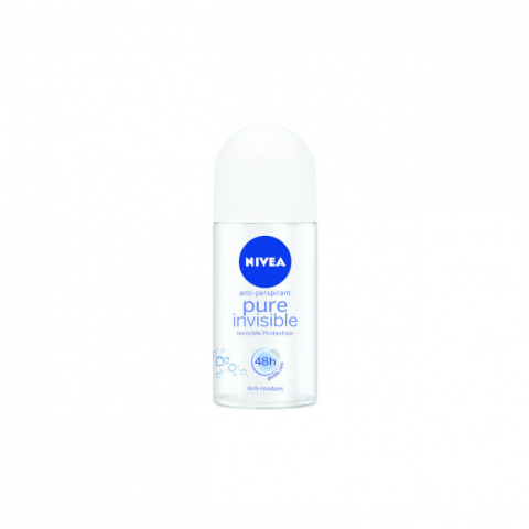 nivea roll-on deodorant pure invisible 50ml