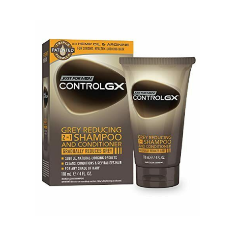 شامبو ومكيف جست فور مين 118مل controlGX grey reducing