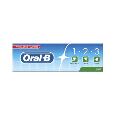oral b 1.2.3 fresh mint toothpaste 100ml
