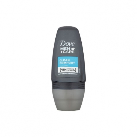 DOVE clean comfort man DEODORANT ROLL ON 50ML