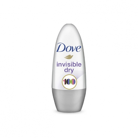 DOVE invisible dry DEODORANT ROLL ON 50ML