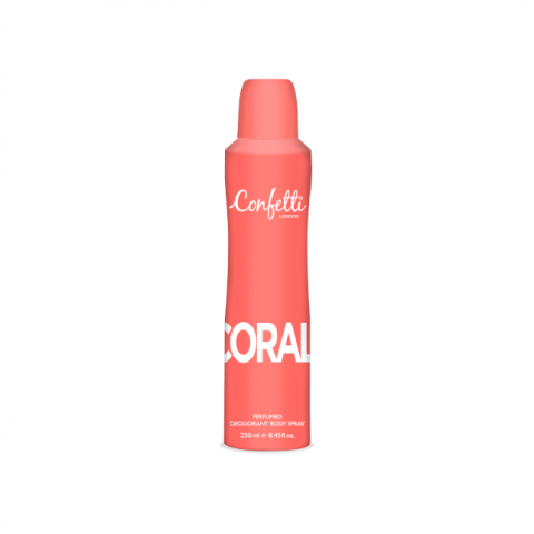 Confetti London deodorant coral 250ml