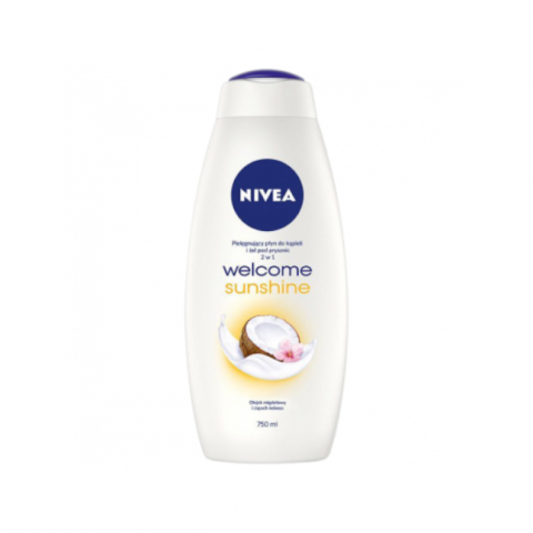 nivea shower gel welcome sunshine 750ml