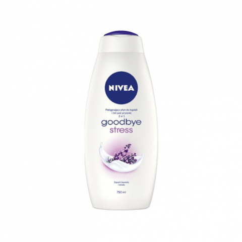 nivea shower gel goodbye stress 750ml