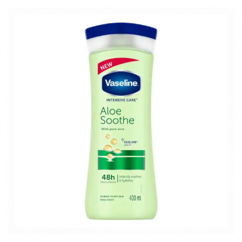 Vaseline aloe soothe and moisture lotion 400ml af