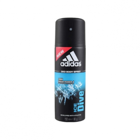 adidas ice dive 24hr deodrant spray 150ml