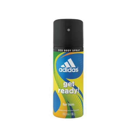 adidas get ready deodrant spray 150ml
