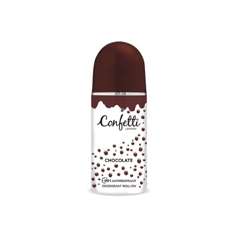 Confetti London deodorant roll on chocolate 50ml