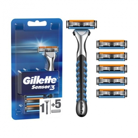 gillete shaving razor sensor 3