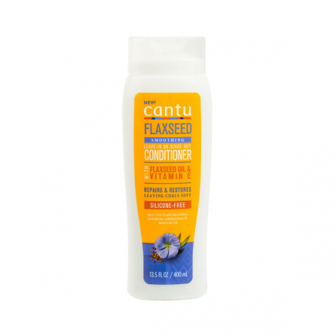 Cantu Flaxseed Smoothing Leave-In or Rinse Out Conditioner 400ml