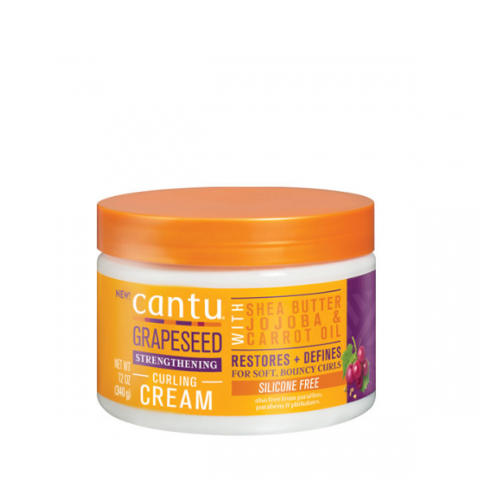 Cantu Grapeseed Strengthening Curl Cream 340g