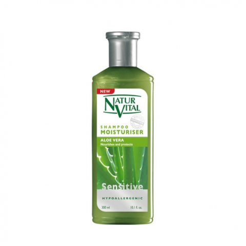 natur vital Sensitive Shampoo aloe vera Moisturizer 300ml
