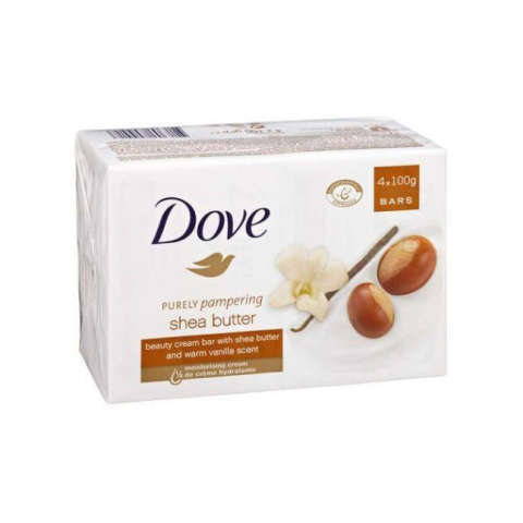 dove shea butter soap 100gx4