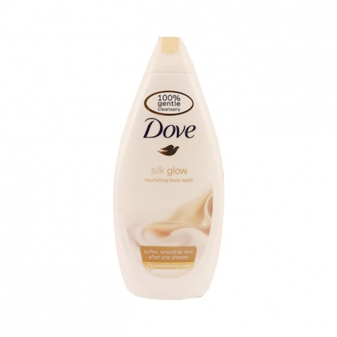 dove silk glow body wash 500ml