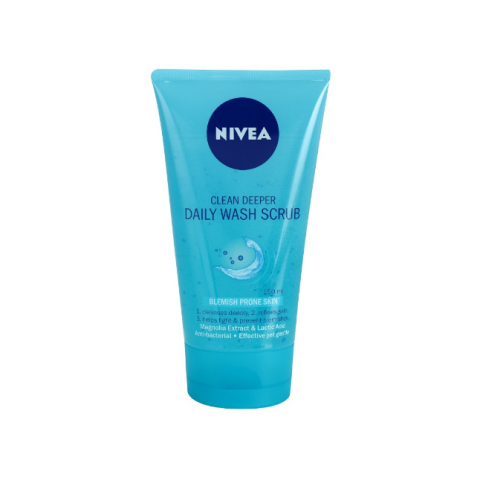 nivea daily wash scrub 150ml