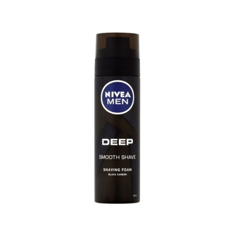 nivea deep smooth shaving foam 200ml