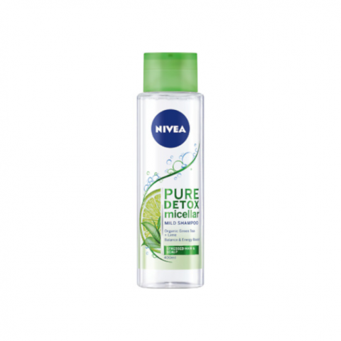 nivea mild shampoo pure detox micellar 400ml