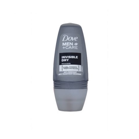 DOVE invisible dry man DEODORANT ROLL ON 50ML