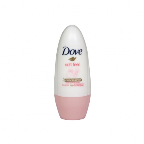 DOVE soft feel DEODORANT ROLL ON 50ML