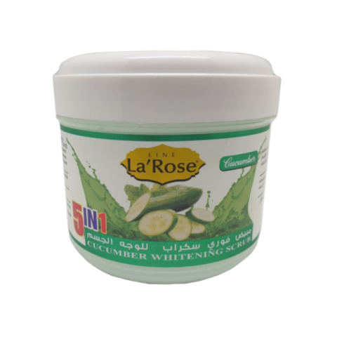 La'Rose whitening scrub 5in1 cucumber 500ml