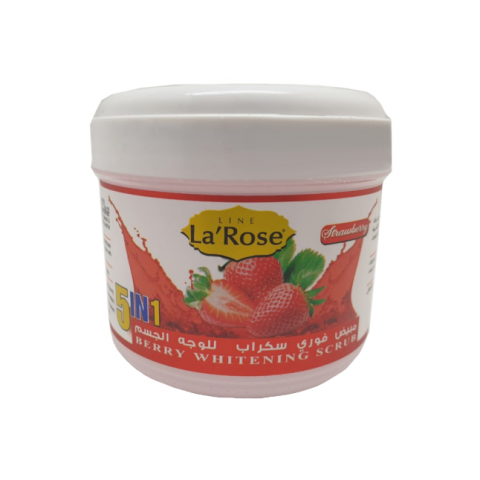 La'Rose whitening scrub 5in1 strawberry 500ml